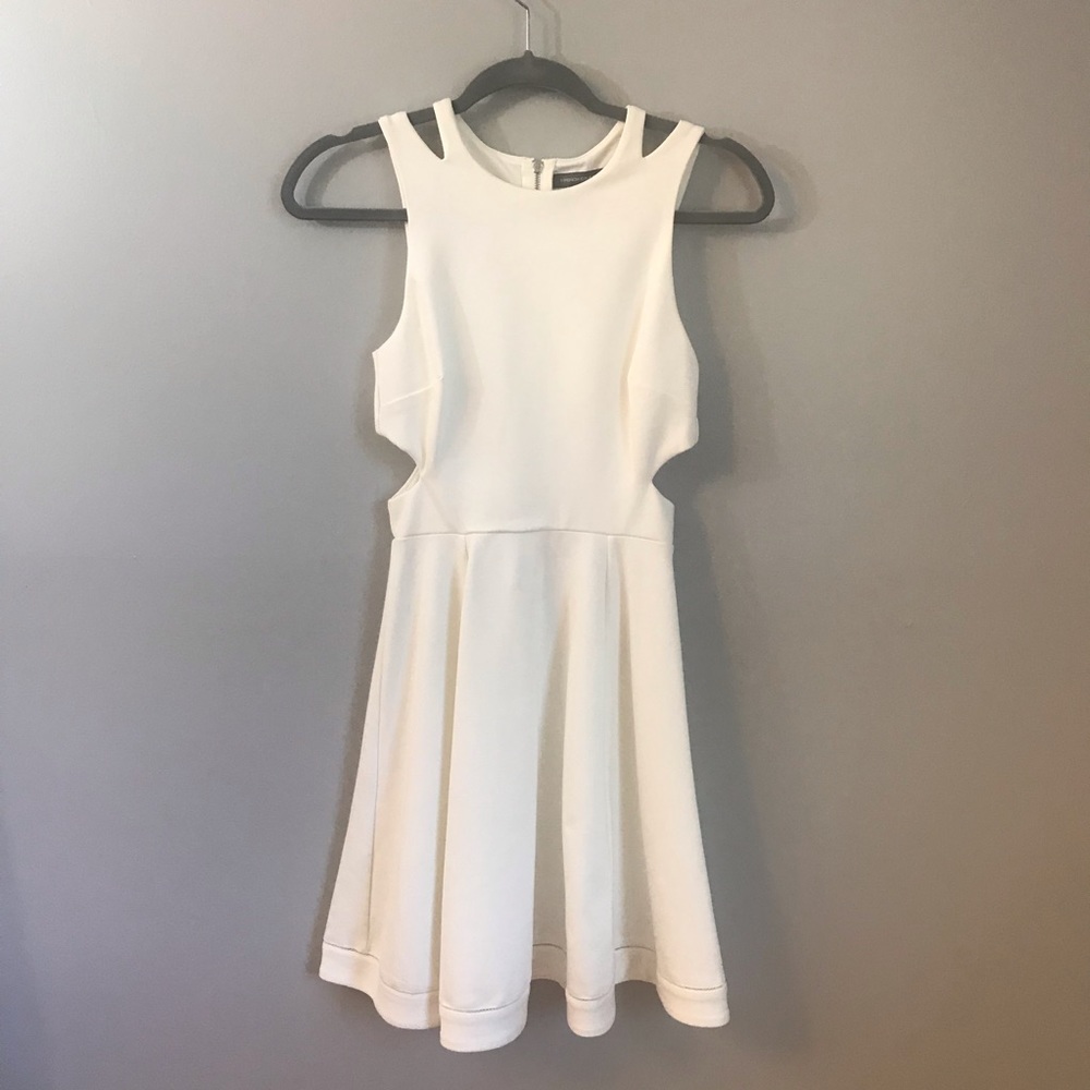 French Connection NWOT White Cocktail Skater Dress 👗